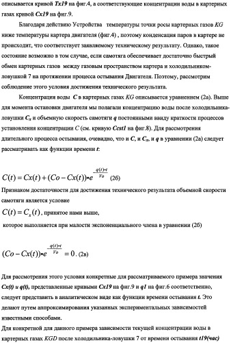 Устройство для уменьшения конденсации паров в картере двигателя внутреннего сгорания (патент 2482294)