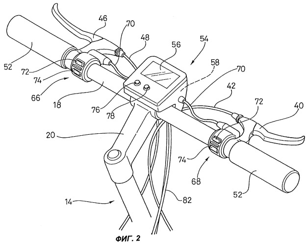 Автоматическое устройство управления переключением передач для велосипеда (патент 2253589)
