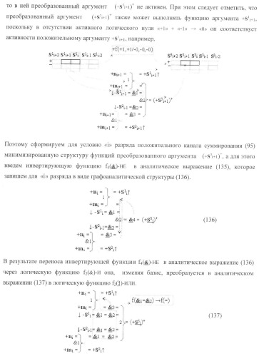 Функциональная структура условно &quot;i&quot; разряда параллельного сумматора троичной системы счисления f(+1,0,-1) в ее позиционно-знаковом формате f(+/-) (патент 2380741)