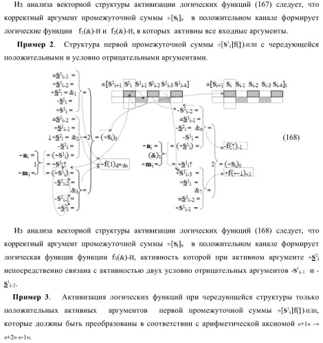 Функциональная входная структура сумматора с избирательным логическим дифференцированием d*/dn первой промежуточной суммы &#177;[s1 i] минимизированных структур аргументов слагаемых &#177;[ni]f(+/-)min и &#177;[mi]f(+/-)min (варианты) (патент 2424548)