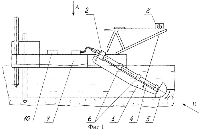 Способ выполнения дноуглубительных работ и устройство для его осуществления (патент 2272870)