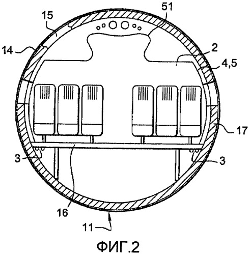 Самолет с улучшенным акустическим комфортом (патент 2469909)