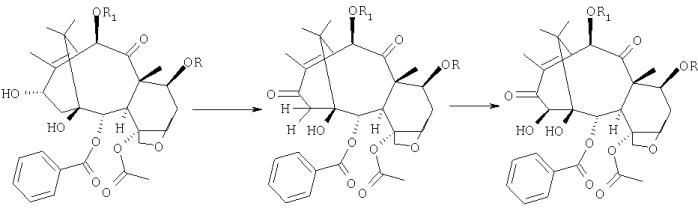 Способ получения производных таксана (патент 2275365)