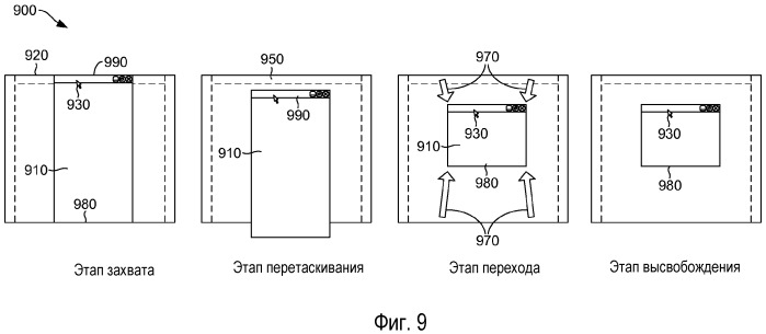 Расположение областей отображения с использованием улучшенных состояний окна (патент 2493581)
