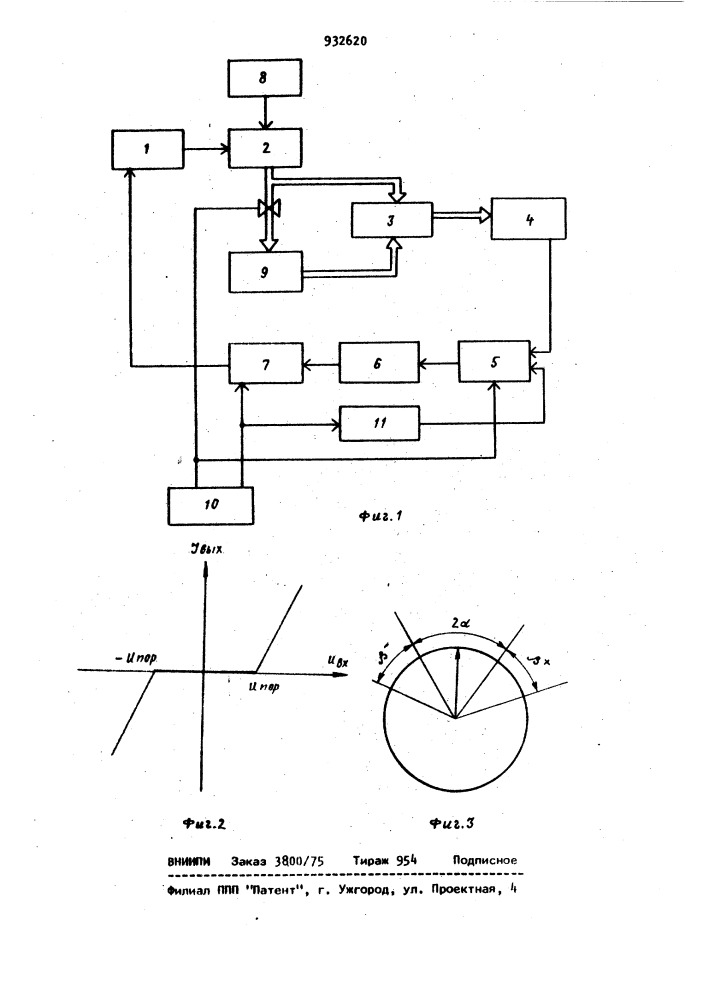 Синтезатор частоты (патент 932620)