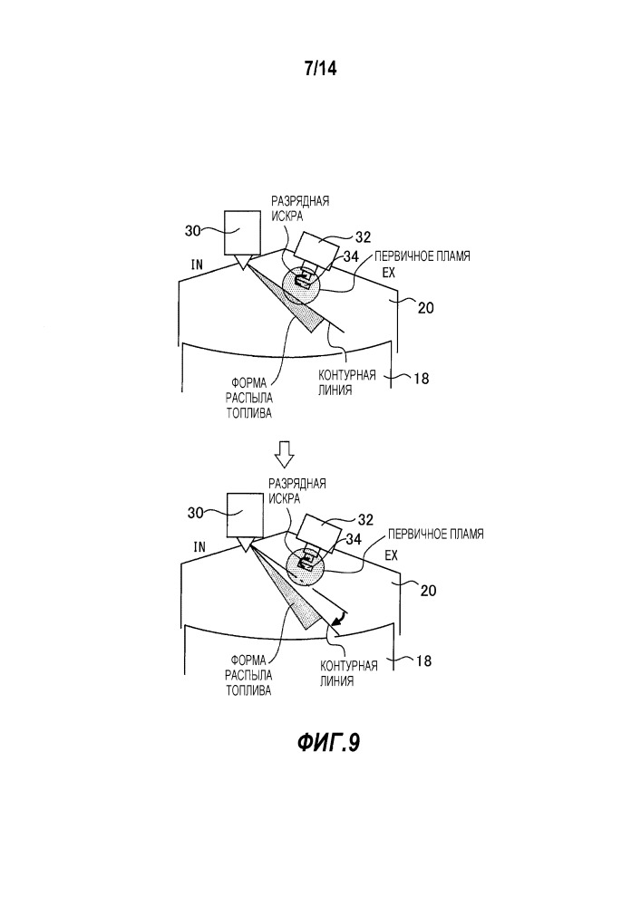 Устройство управления для двигателя внутреннего сгорания (патент 2656071)
