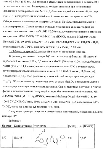 3,4-замещенные производные пирролидина для лечения гипертензии (патент 2419606)