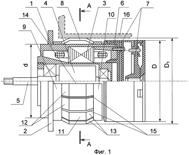 Бесконтактный электродвигатель постоянного тока (патент 2442272)