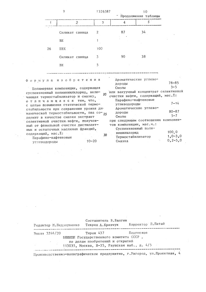 Полимерная композиция (патент 1326587)