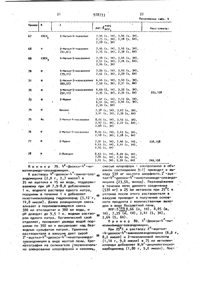 Способ получения 4-деокси-4-ациламидопроизводных олеандомицина,эритромицина или эритромицинкарбоната (патент 978733)