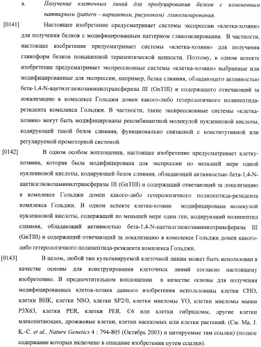 Конструкции слияния и их применение для получения антител с повышенными аффинностью связывания fc-рецептора и эффекторной функцией (патент 2407796)