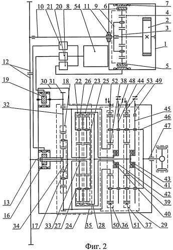 Гибридный силовой агрегат (варианты) (патент 2483940)