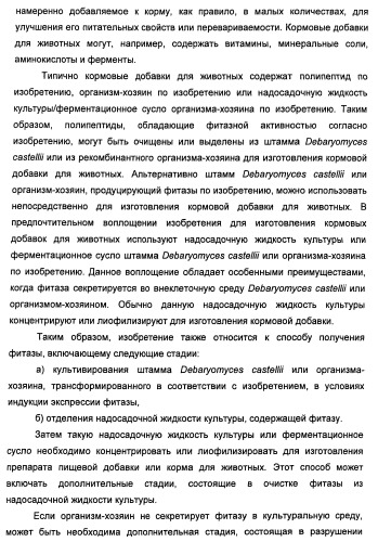Фитаза debaryomyces castellii (патент 2421519)