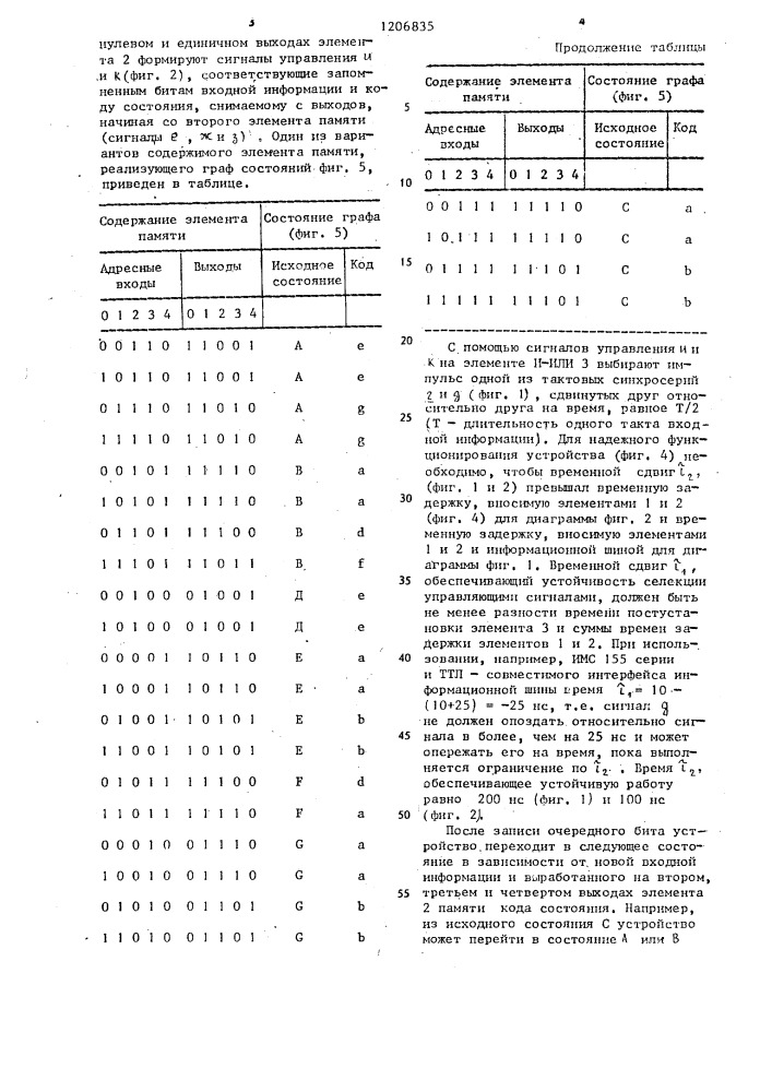 Способ магнитной записи сигналов цифровой информации (патент 1206835)