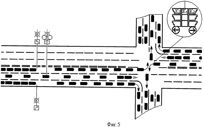 Способ регулирования движения на перекрестке (патент 2442219)