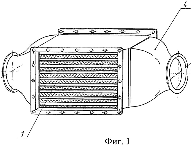 Способ изготовления теплообменника, теплообменник из композиционных материалов и способ изготовления гофрированного листа для теплообменника (патент 2479815)