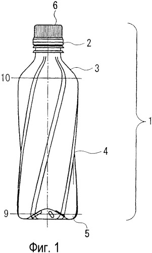 Пластиковая бутылка (патент 2340521)