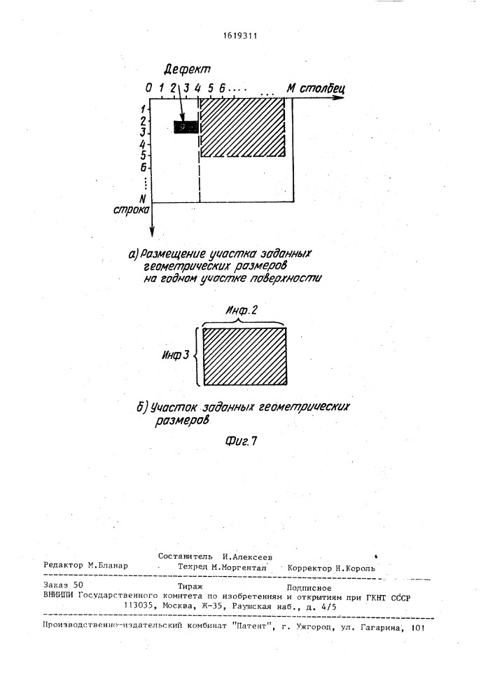 Устройство для контроля плоских однородных поверхностей (патент 1619311)