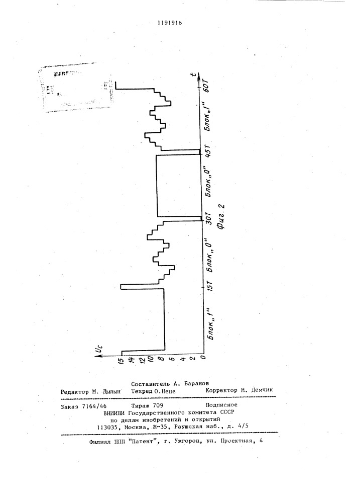 Цифровой согласованный фильтр (патент 1191918)