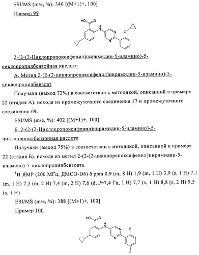 Производные азабифениламинобензойной кислоты в качестве ингибиторов dhodh (патент 2481334)