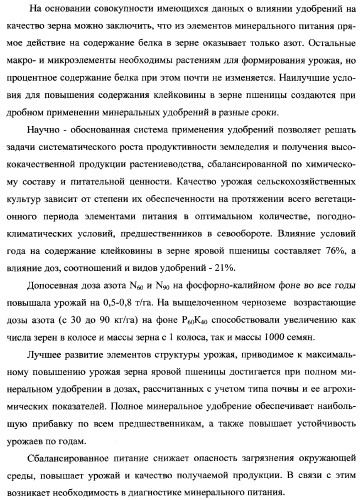 Способ возделывания яровой пшеницы предпочтительно в зоне светло-каштановых почв нижнего поволжья (варианты) (патент 2348137)