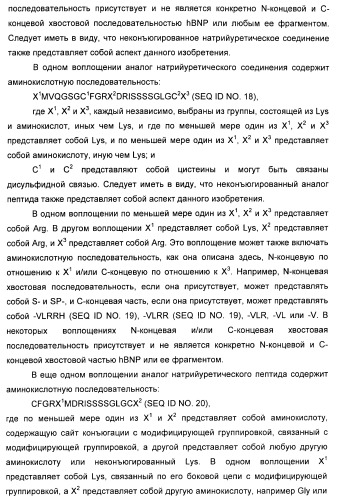 Натрийуретические соединения, конъюгаты и их применение (патент 2388765)