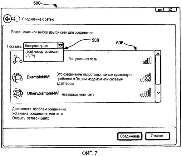 Соединение с сетями различных типов сетей через общий пользовательский интерфейс (патент 2428802)