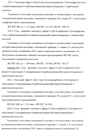 Производные пиримидина и их применение в качестве антагонистов рецептора p2y12 (патент 2410393)