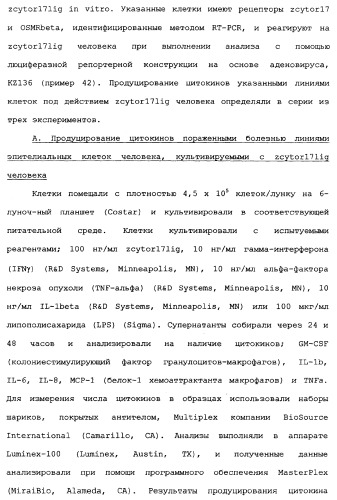 Новый лиганд рецептора цитокина zcytor17 (патент 2360923)