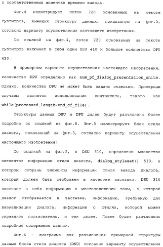 Носитель для хранения информации, записывающий поток основанных на тексте субтитров, устройство и способ, его воспроизводящие (патент 2324988)