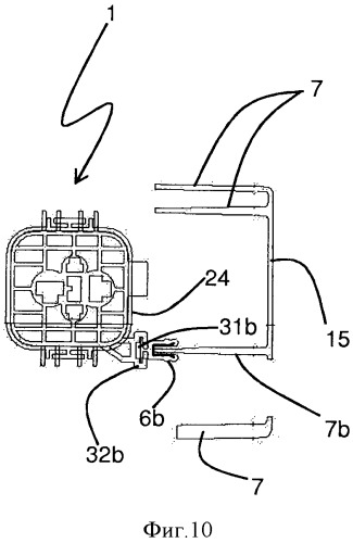 Устройство крепления корпуса реле питания электрического вентилятора на вентиляционном канале, на котором закреплен электрический вентилятор (патент 2527707)