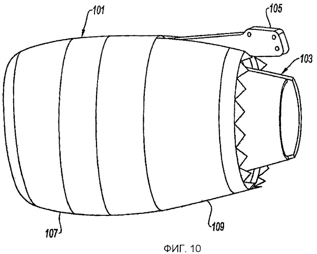 Гондола для двухконтурного турбореактивного двигателя (патент 2453477)