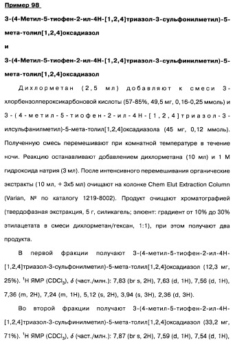 [1,2,4]оксадиазолы (варианты), способ их получения, фармацевтическая композиция и способ ингибирования активации метаботропных глютаматных рецепторов-5 (патент 2352568)