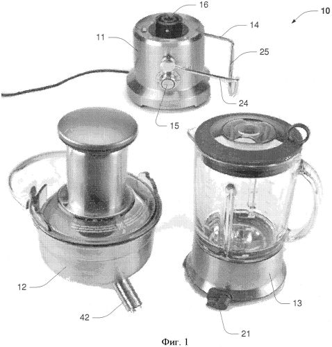 Комбинированная соковыжималка-блендер (патент 2558480)