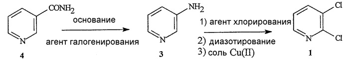 Способ производства 2,3-дихлорпиридина (патент 2359960)