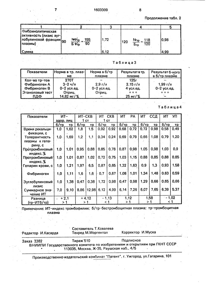 Способ диагностики аутоиммунной тромбоцитопатии (патент 1603309)