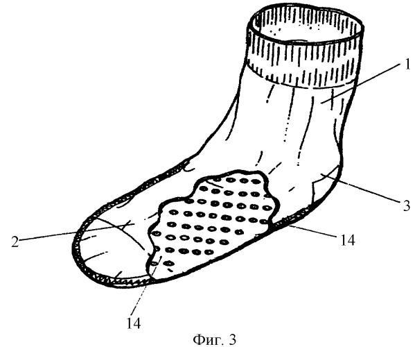 Чулочно-носочное трикотажное изделие (варианты) (патент 2323668)