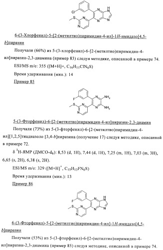 Производные пиразина, полезные в качестве антагонистов аденозинового рецептора (патент 2417994)