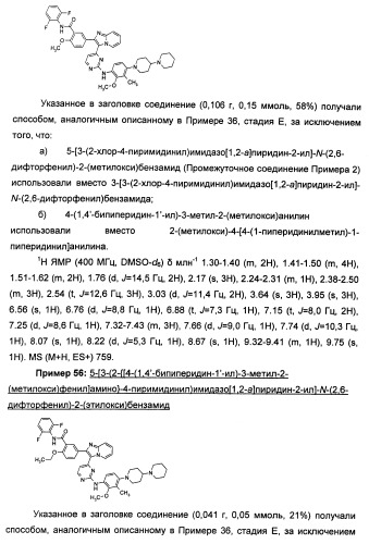 Имидазопиридиновые ингибиторы киназ (патент 2469036)