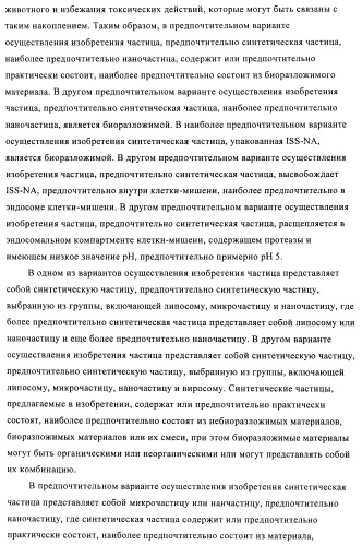 Упакованные иммуностимулирующей нуклеиновой кислотой частицы, предназначенные для лечения гиперчувствительности (патент 2451523)