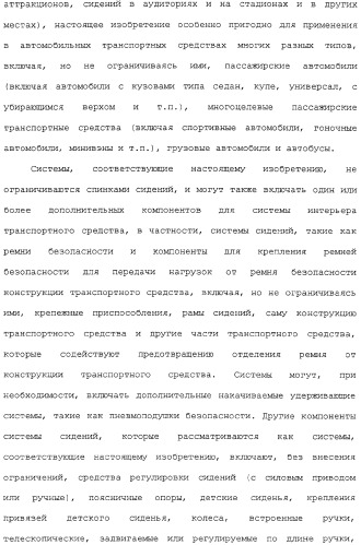 Усовершенствованная система сидений (патент 2323106)