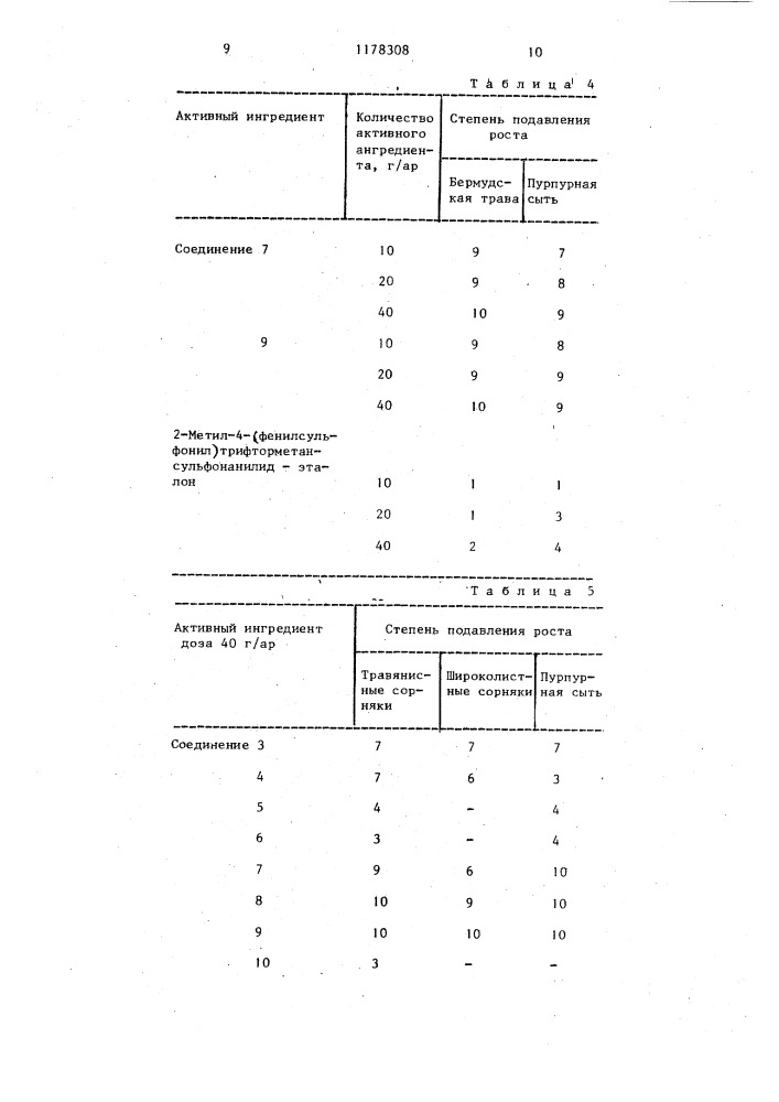 Гербицидный состав (патент 1178308)