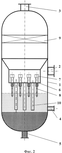 Способ и устройство для мокрой очистки газов (патент 2571766)