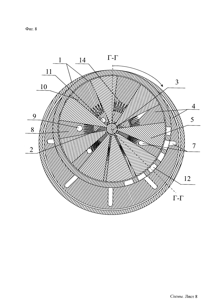 Роторно-лопастной двигатель (варианты) (патент 2636595)