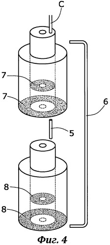 Трехфазный конденсатор, сформированный двумя совмещенными цилиндрами, с разъединением при повышенном давлении (патент 2538590)