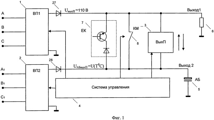 Источник бесперебойного электропитания (патент 2533197)