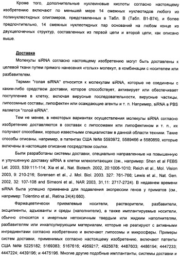 Новые структуры малых интерферирующих рнк (sirna) (патент 2487716)