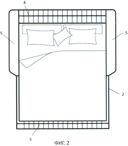 Кровать (варианты) (патент 2556528)