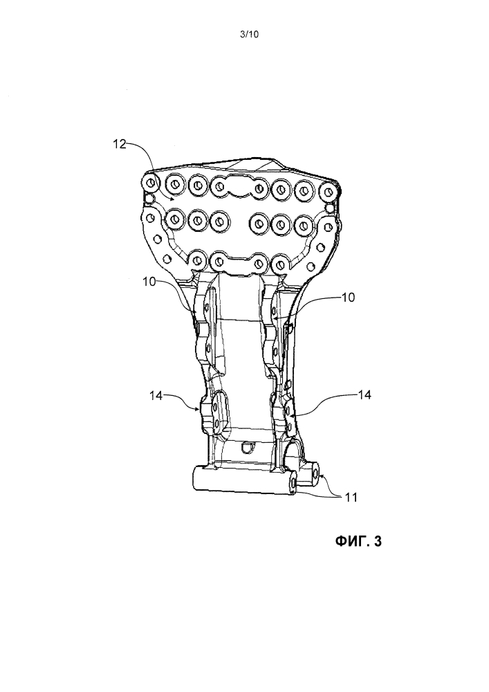 Несущий кронштейн для включающей в себя поперечину несущей конструкции для транспортного средства (патент 2627921)
