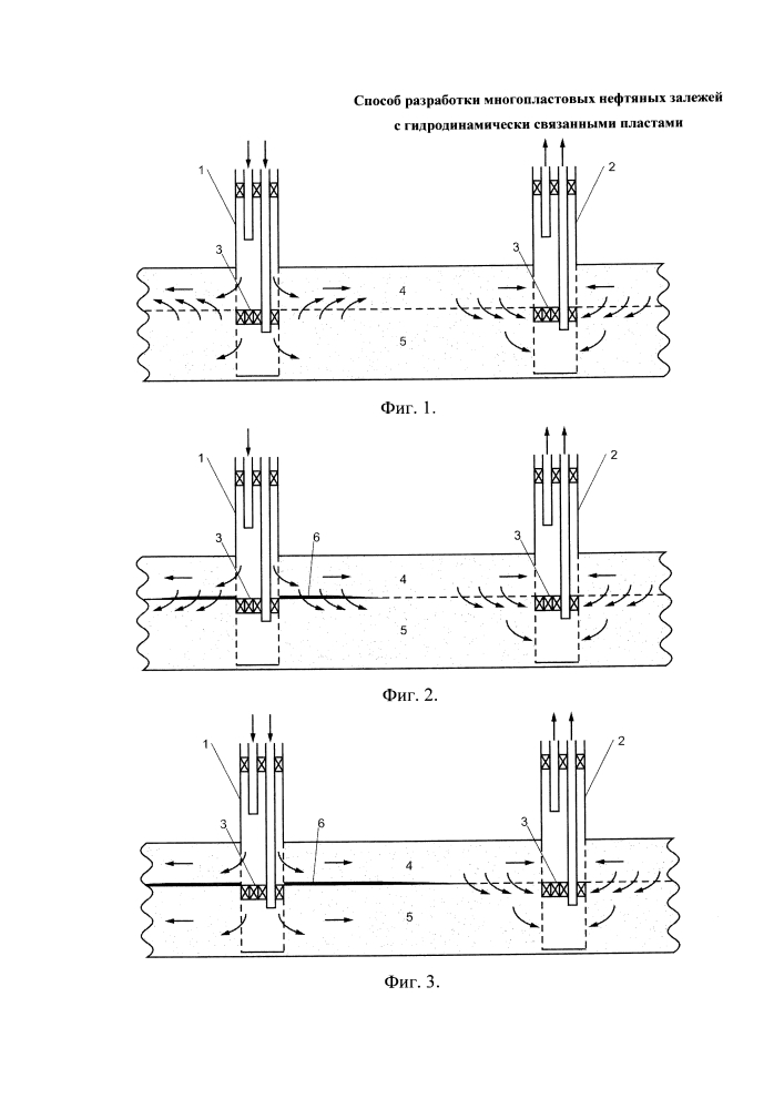 Способ разработки многопластовых нефтяных залежей с гидродинамически связанными пластами (патент 2626491)